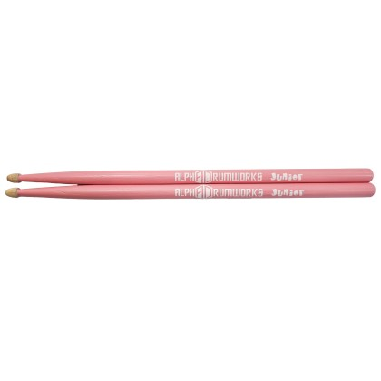Alpha Drumworks Drum Sticks with Wooden Tip - 5A & Junior