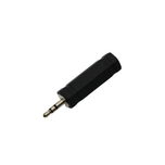 Audio Jack Adapter Converters between 3.5mm (1/8') Plug and 6.35mm (1/4') - Mono or Stereo, Regular or Gold