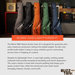 MONO M80 Guitar Sleeve V2 2.0 M80-SEG-V2-ASH M80-SEG-V2-BLK M80-SEG-V2-AZG M80-SEG-V2-BNO M80-SEG-V2-MLB