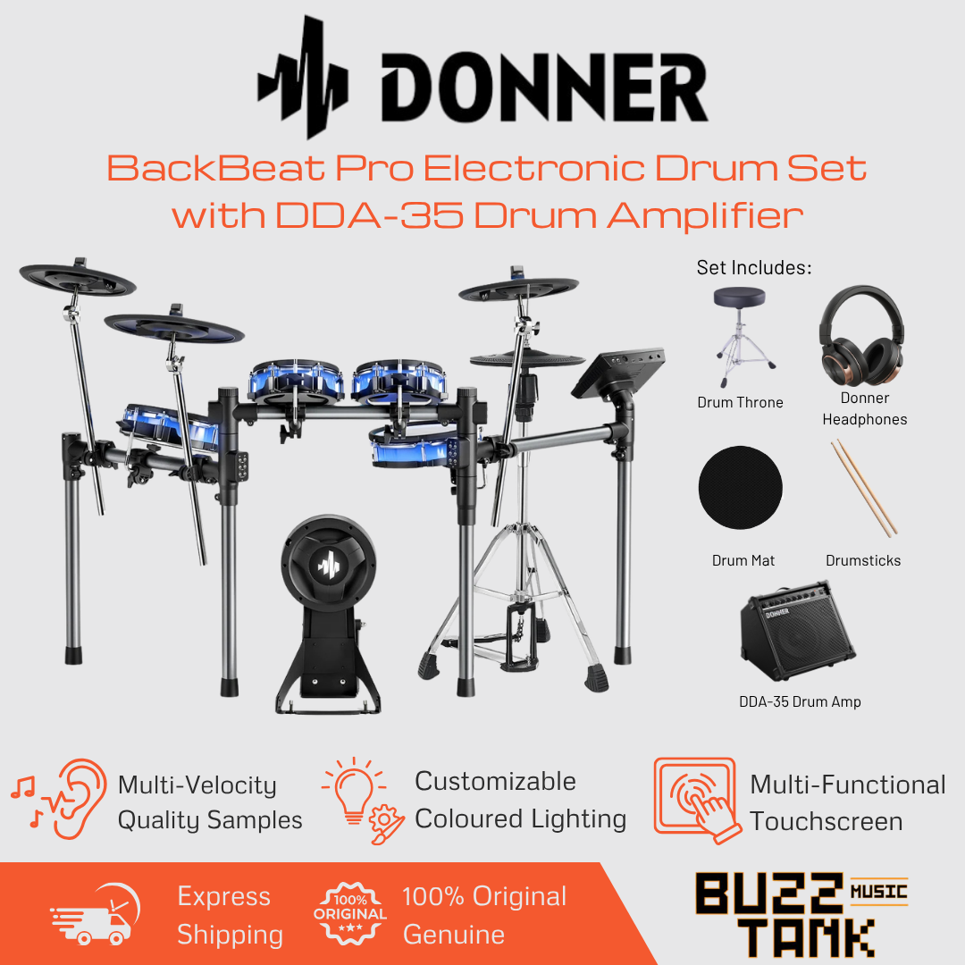 Donner BackBeat Pro Electronic Drum Set