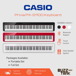 Casio PX-S1100 Privia 88-Key Digital Piano (Portable/Full Set)