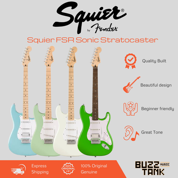 Squier FSR Sonic Stratocaster Electric Guitar