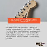 Squier FSR Sonic Stratocaster Electric Guitar