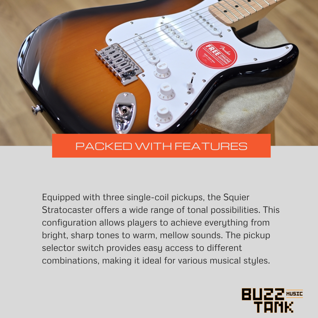 Squier FSR Sonic Stratocaster Electric Guitar
