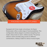 Squier FSR Sonic Stratocaster Electric Guitar