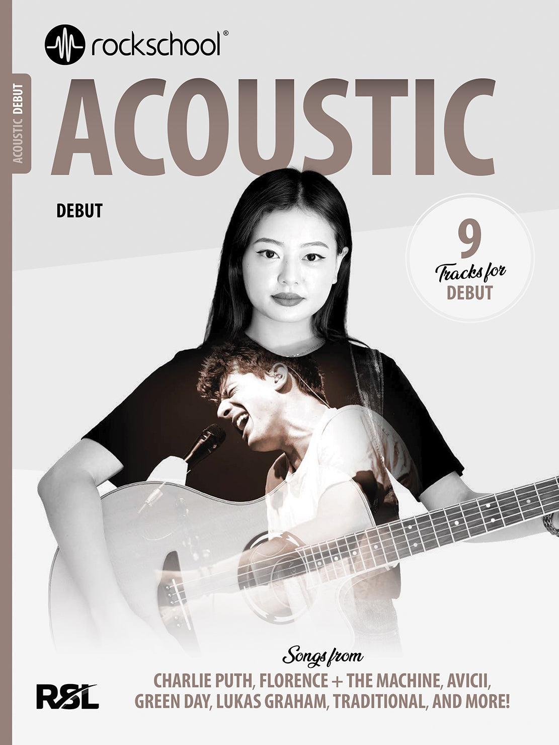 RSL Rockschool ACOUSTIC for Acoustic Guitar (2019 & 2026) Debut to Grade 8