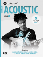 RSL Rockschool ACOUSTIC for Acoustic Guitar (2019 & 2026) Debut to Grade 8