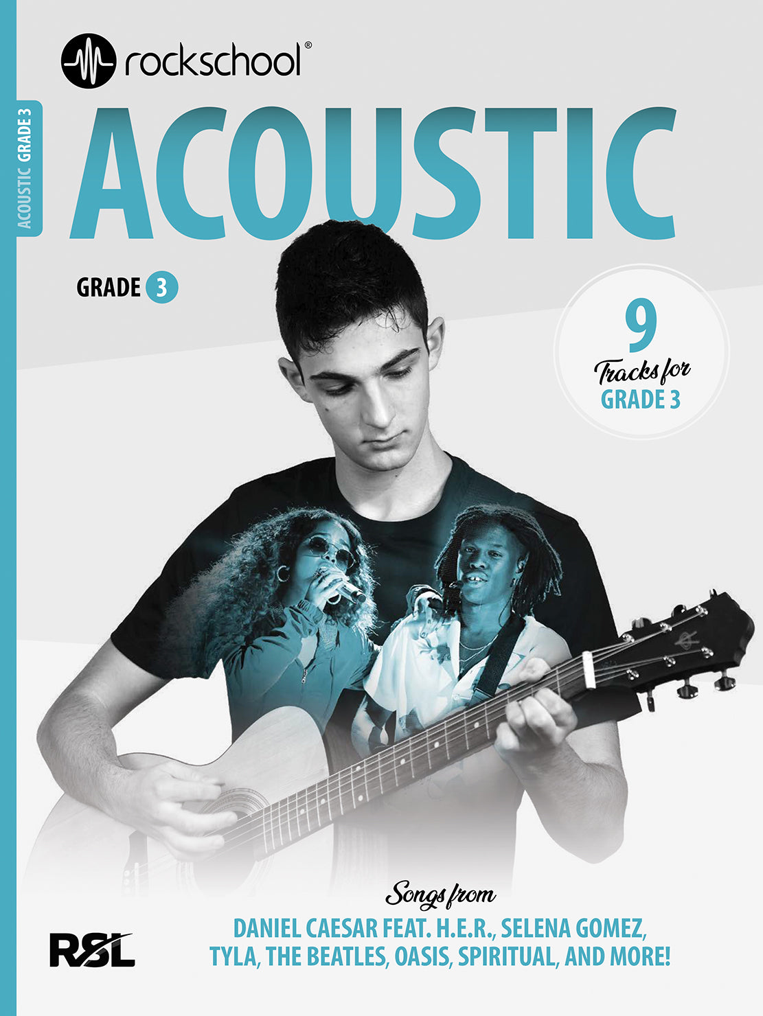 RSL Rockschool ACOUSTIC for Acoustic Guitar (2019 & 2026) Debut to Grade 8