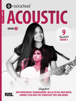 RSL Rockschool ACOUSTIC for Acoustic Guitar (2019 & 2026) Debut to Grade 8