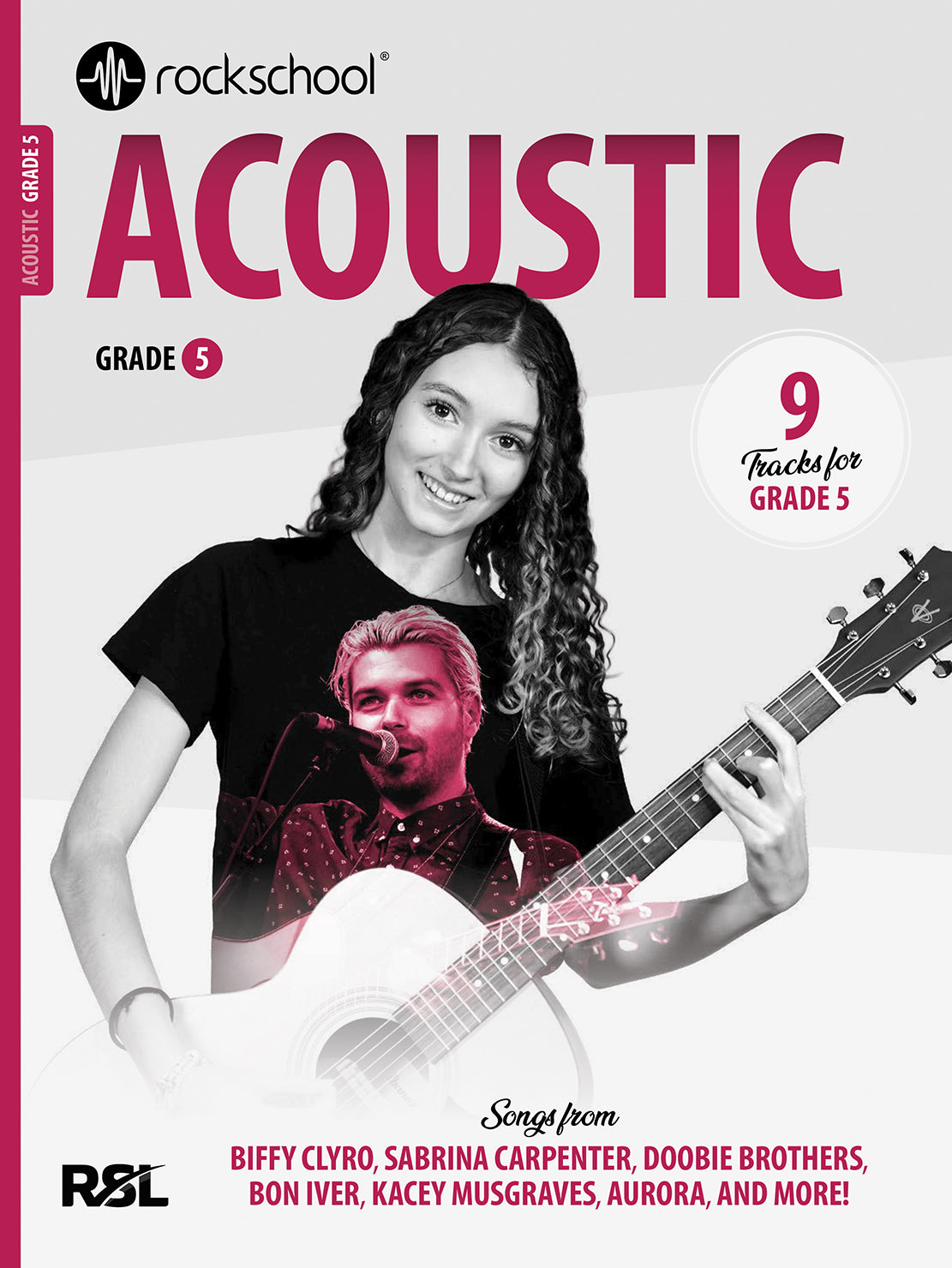 RSL Rockschool ACOUSTIC for Acoustic Guitar (2019 & 2026) Debut to Grade 8