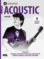 RSL Rockschool ACOUSTIC for Acoustic Guitar (2019 & 2026) Debut to Grade 8