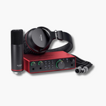 Focusrite Scarlett 2i2, Solo (4th Gen) USB Audio Interface, Studio pack