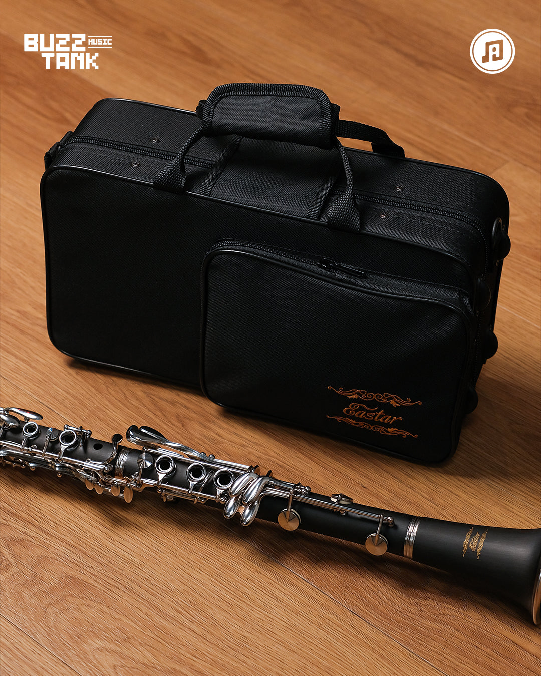 Eastar ECL-300 & ECL-400 Clarinet in B Flat, Black Ebonite