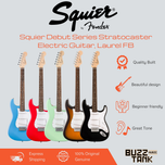 Squier Debut Series Stratocaster Electric Guitar, Laurel Fingerboard