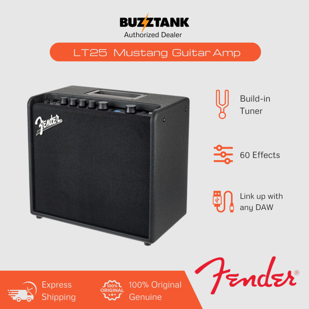 Fender Mustang LT25, LT25 FSR Guitar Combo Amplifier, 230V