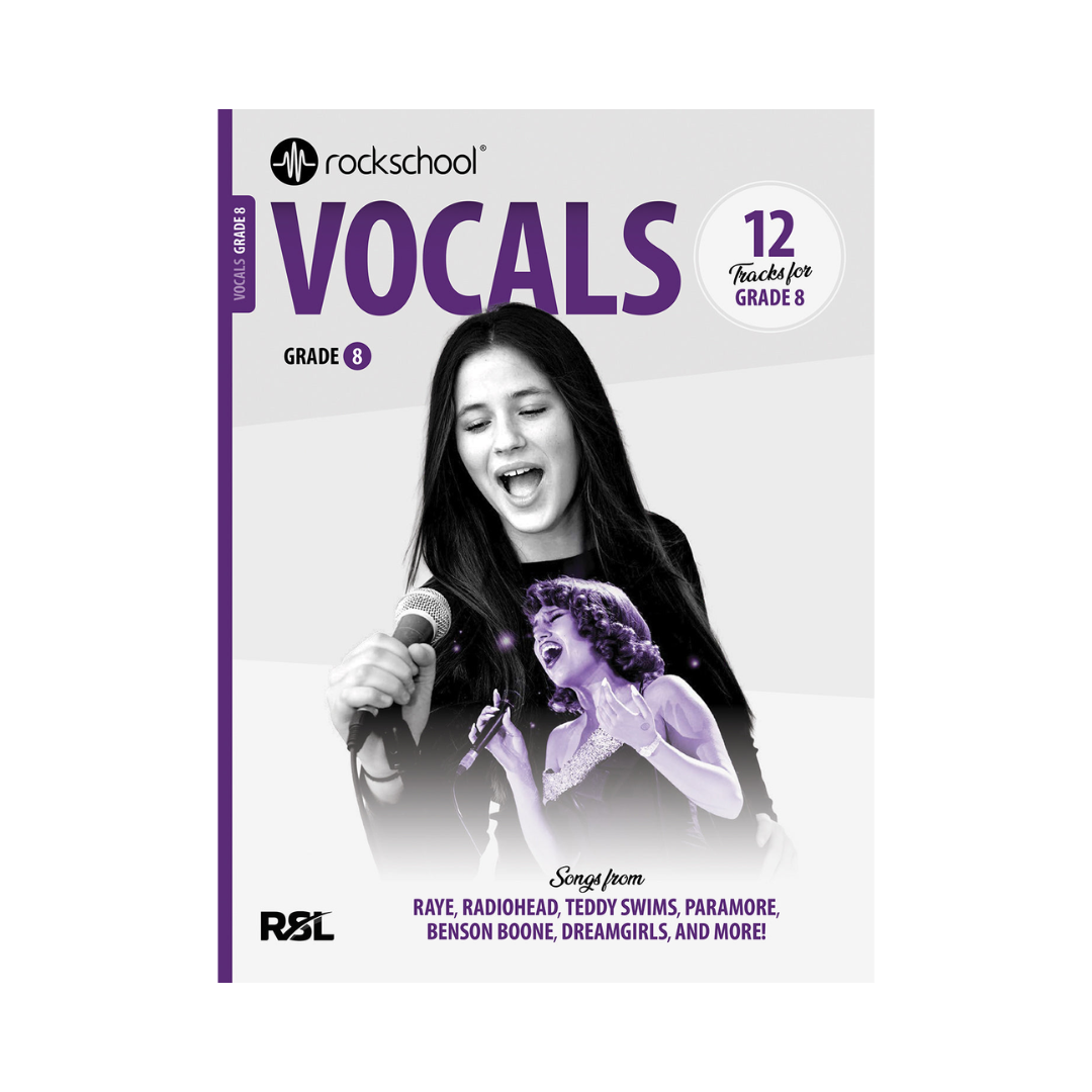 RSL Rockschool VOCALS (2021) Debut to Grade 8