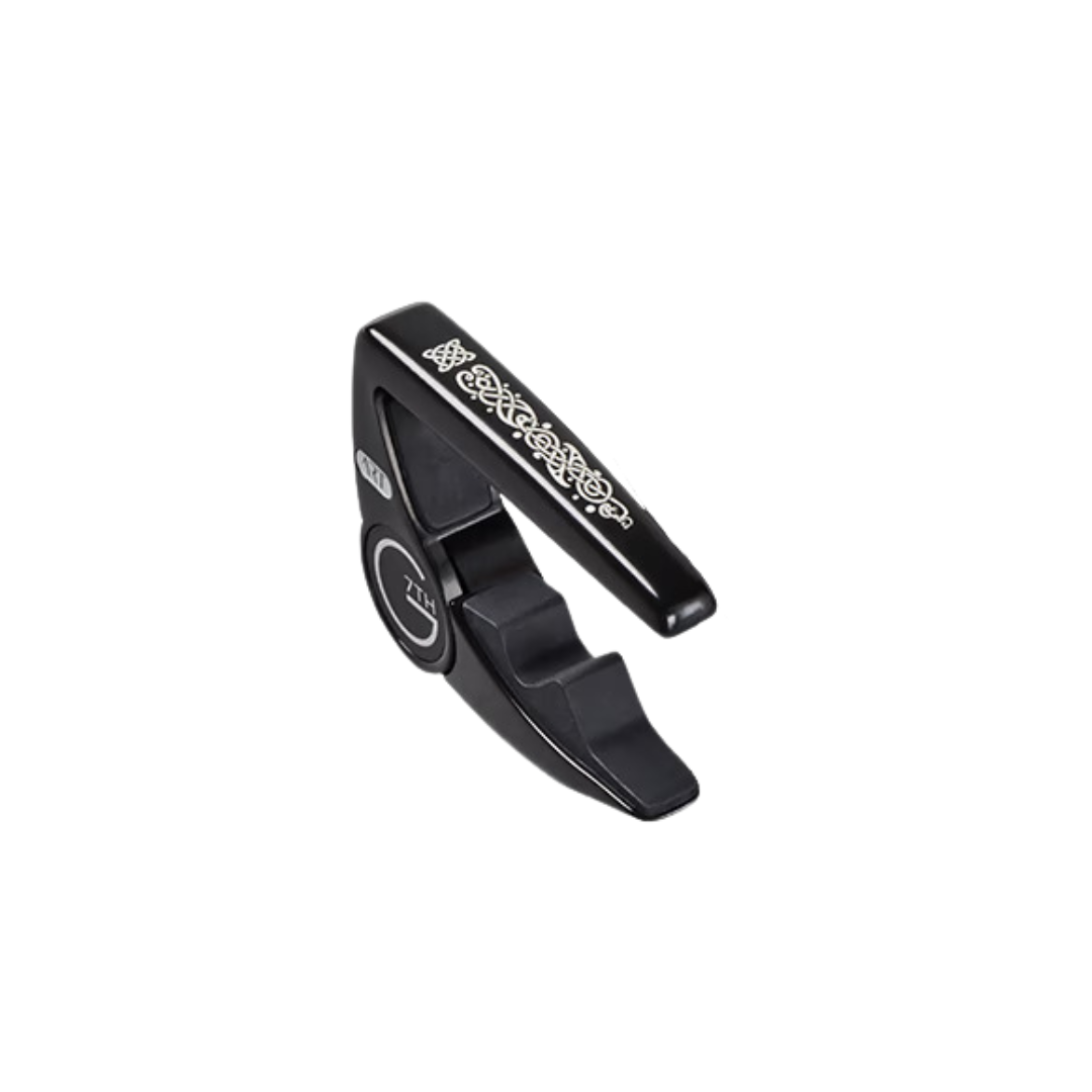 G7th G7 Performance 3 Celtic Gold Silver Black Special Edition Guitar Capo - Steel String