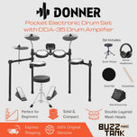 Donner Pocket Electronic Drum Set