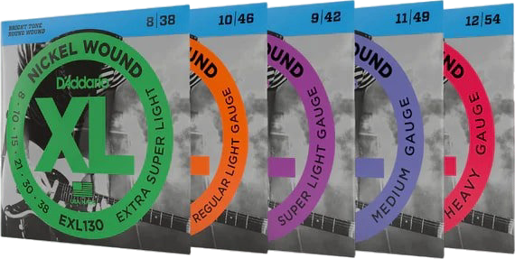 D'Addario EXL Series Nickel Wound Electric Guitar Strings