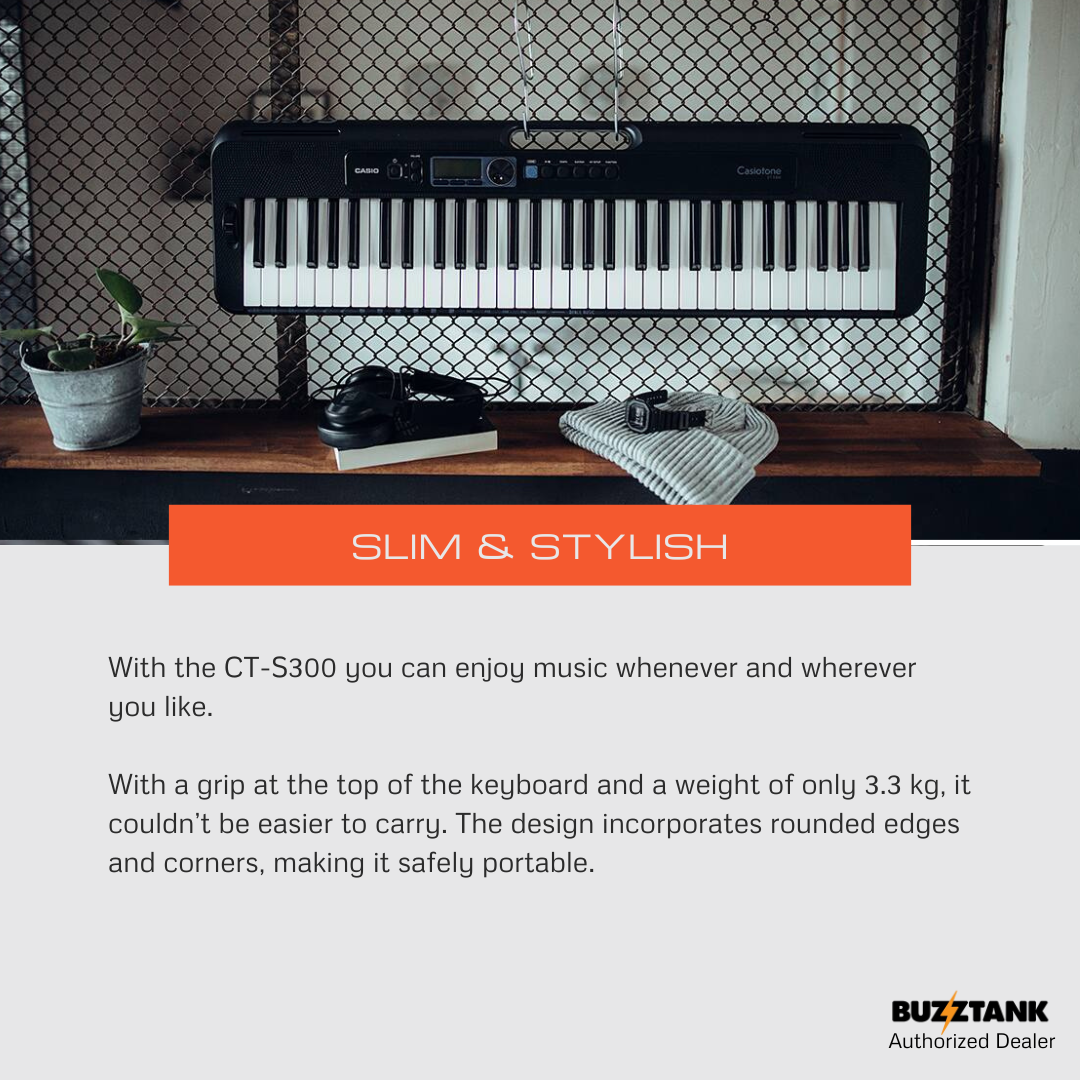 Casio CT-S300 Casiotone 61-Key Portable Keyboard