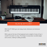 Casio CT-S300 Casiotone 61-Key Portable Keyboard