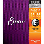 Elixir NANOWEB Acoustic Guitar Strings 80/20 Bronze