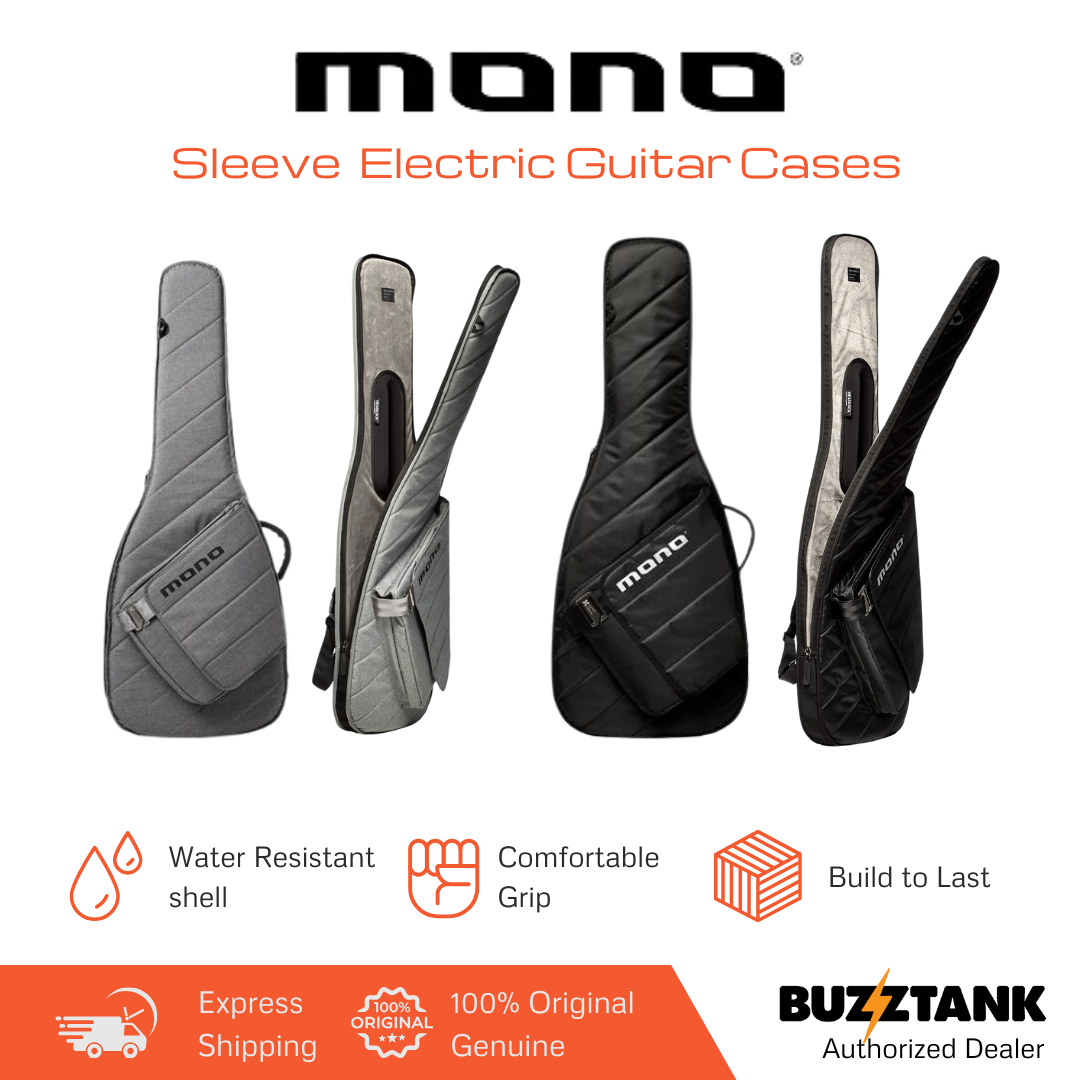 MONO M80-SEG-ASH M80-SEG-BLK Sleeve Electric Guitar Case, Ash / Black