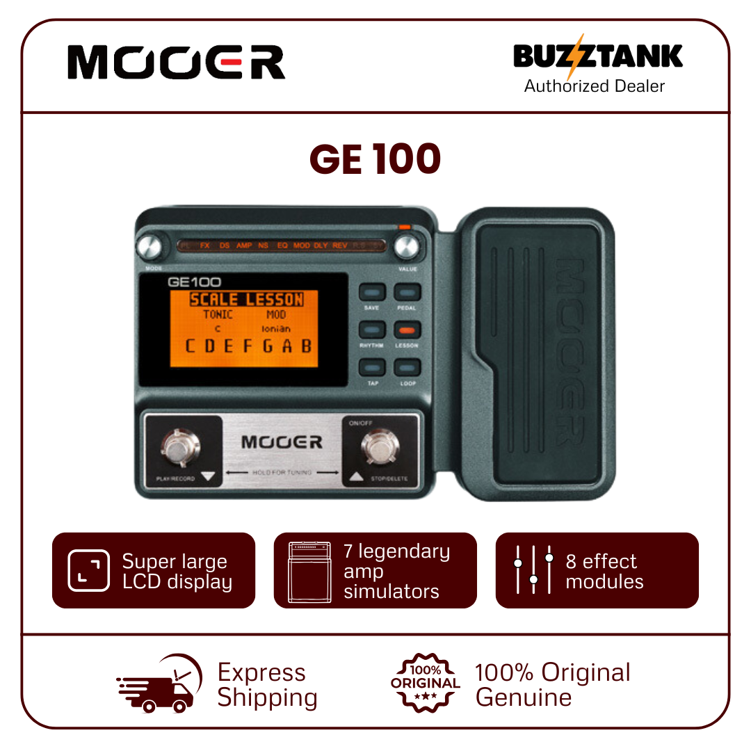 Mooer GE100 Guitar Multi-Effects Pedal