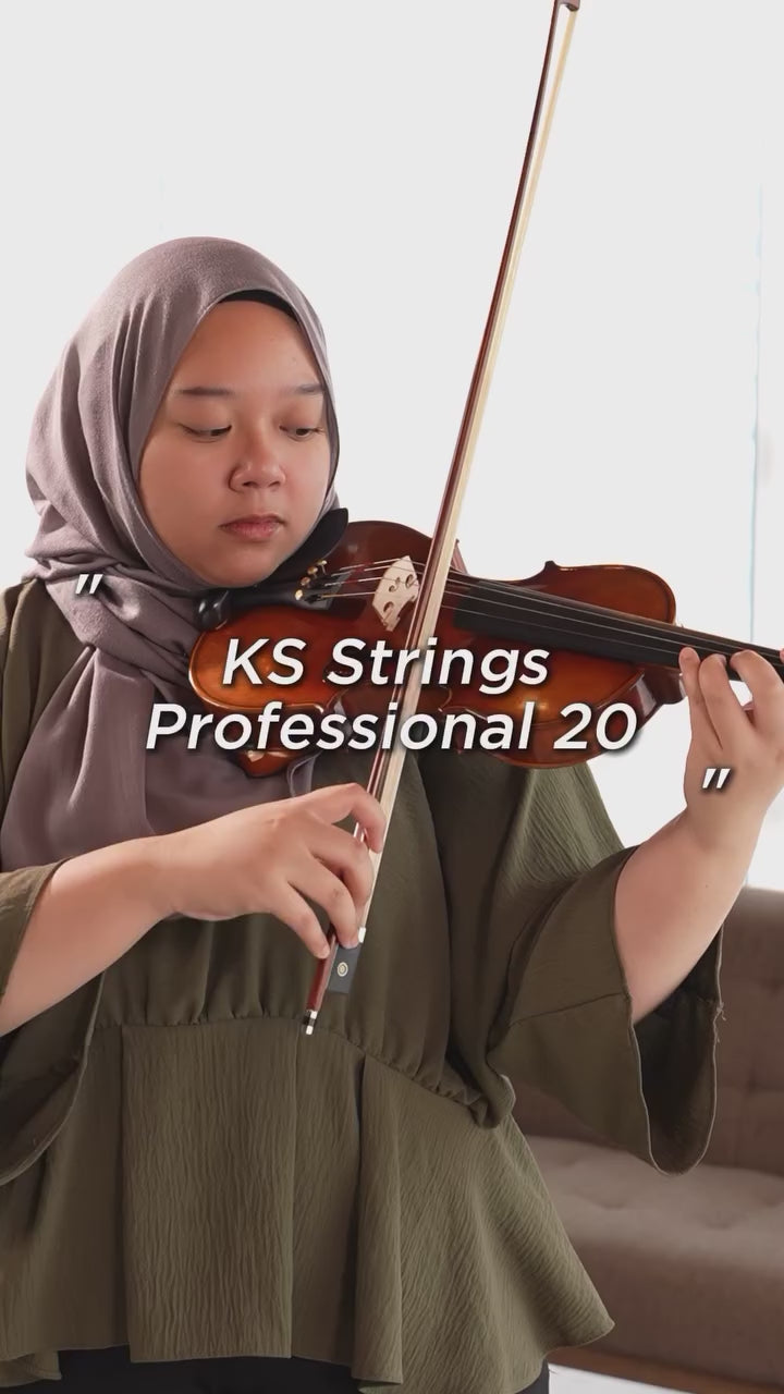 KS Strings Professional 20 Violin, Full Size 4/4
