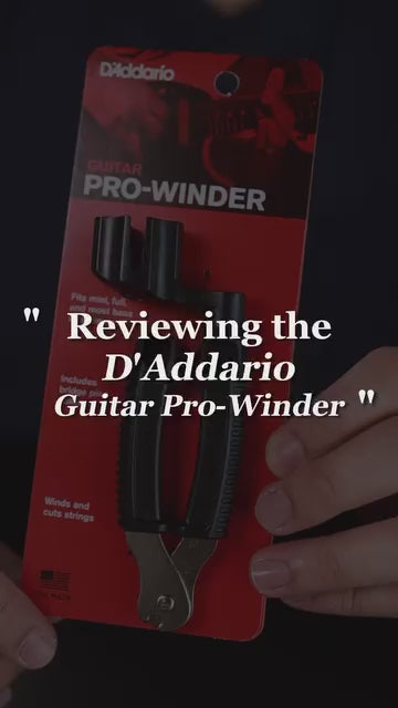 D'Addario DP0002 Planet Waves Pro-Winder Black String Winder, Cutter & Bridge Pin Puller
