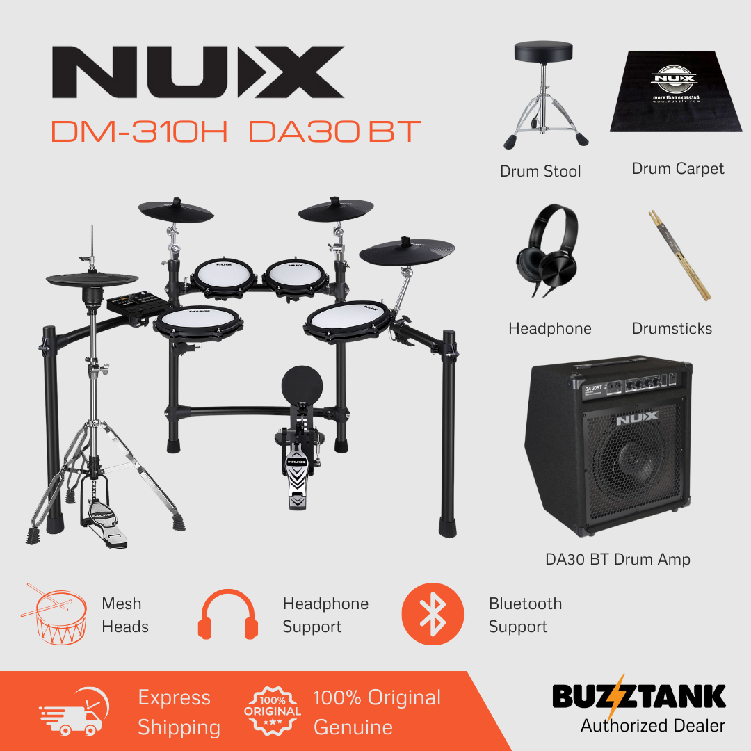NUX DM-310H All Mesh Head Digital Drum Kit