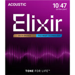 Elixir POLYWEB Acoustic Guitar Strings 80/20 Bronze